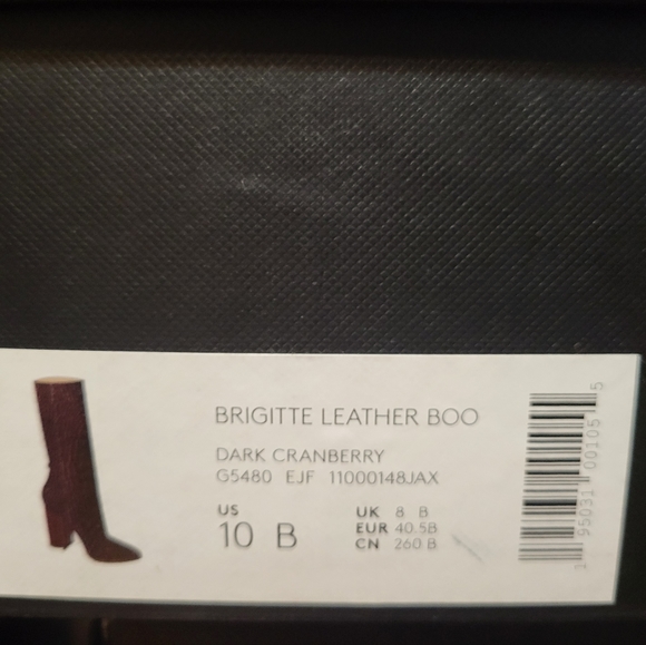 Coach Brigitte Boot Croc Embossed Knee High Boots Size 10 - Picture 3 of 12